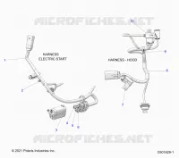 ELECTRICA, WIRE HARNESS, HOOD, ELEC. START