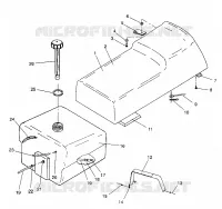ASIENTO Y tanque de gas ASAMBLEA WIDETRAK / 0932064 (4922982298002A)
