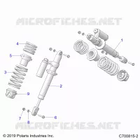 SUSPENSION, CHOQUE FRONTAL MOUNTING