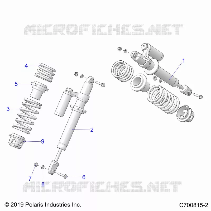 SUSPENSION, CHOQUE FRONTAL MOUNTING