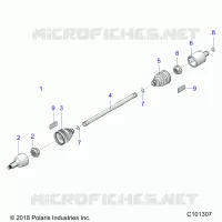 TREN, DRIVE SHAFT, FRONT