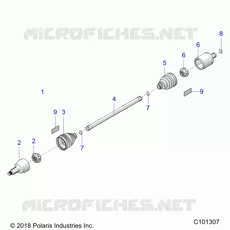 TREN, DRIVE SHAFT, FRONT