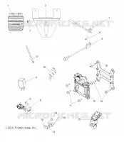 REGULADOR, RELAYS, SENSORES and ECU