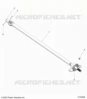 TREN, REAR PROP SHAFT