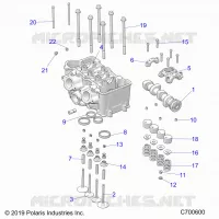 ENGINE, CULATA AND VALVES