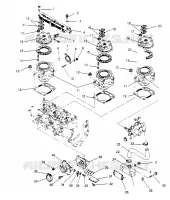 CILINDRO Y COLECTOR ASSEMBLY Storm 0950782, Storm SKS 0950582,  Euro Stor (4929012901C009)