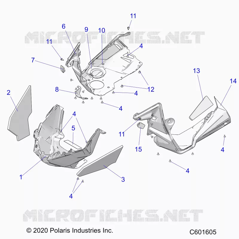 NOSEPAN ASM./FENDERS