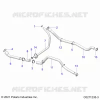 ENGINE, SISTEMA DE REFRIGERACIÃ“N, HOSES