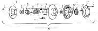 accionado de embrague ASSEMBLY 440 XCR SP 0941660 (4927082708024A)