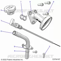 ENGINE, VARILLA DE ACEITE