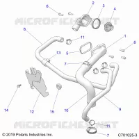 ENFRIAMIENTO, THERMOSTAT AND BYPASS