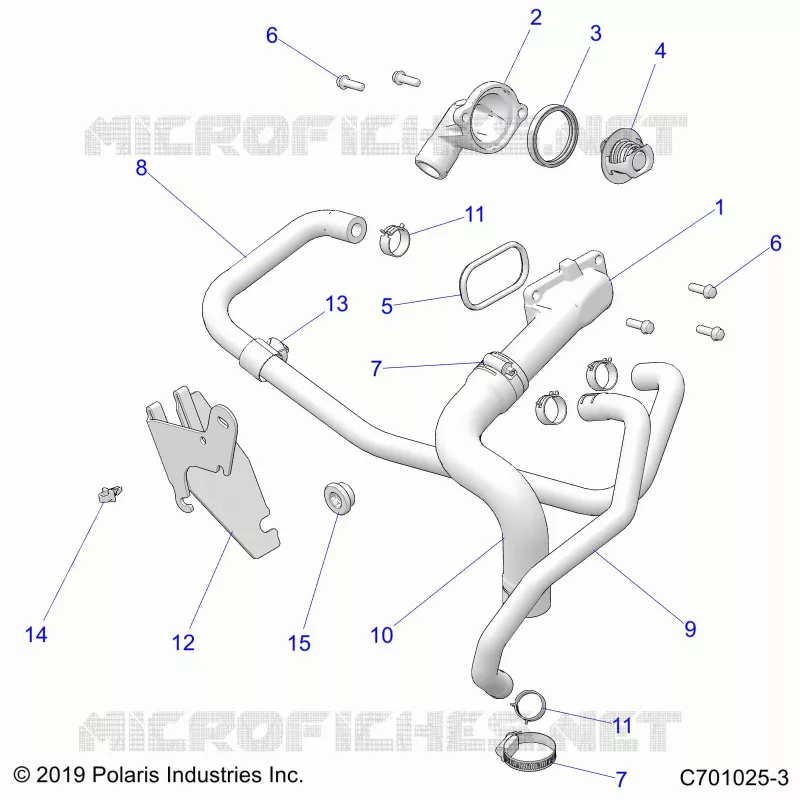 ENFRIAMIENTO, THERMOSTAT AND BYPASS
