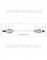 TREN, FRONT HALF SHAFT