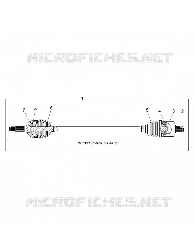 TREN, FRONT HALF SHAFT