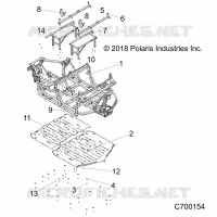 CHASSIS, MARCO PRINCIPAL AND SKID PLATES