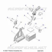 ELECTRICA, BATTERY, MANUAL START POWER UP COMPONENTS