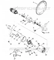 MOTOR DE ARRANQUE RXL TOURING 0950869 (4928982898D006)