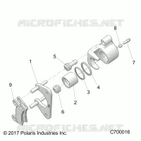 FRENO TRASERO CALIPER