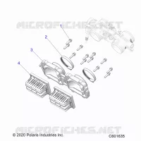 ENGINE, REED VALVE AND CUERPO DE MARIPOSA ADAPTOR