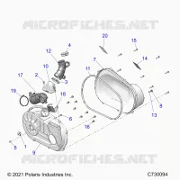 TREN, CLUTCH COVER AND DUCTING