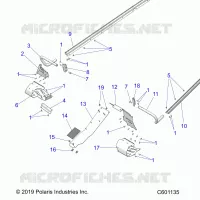CHASSIS, PROTECCIÃ³N DEL EMBRAGUE, FOOTRESTS, TUNNEL GRIPS