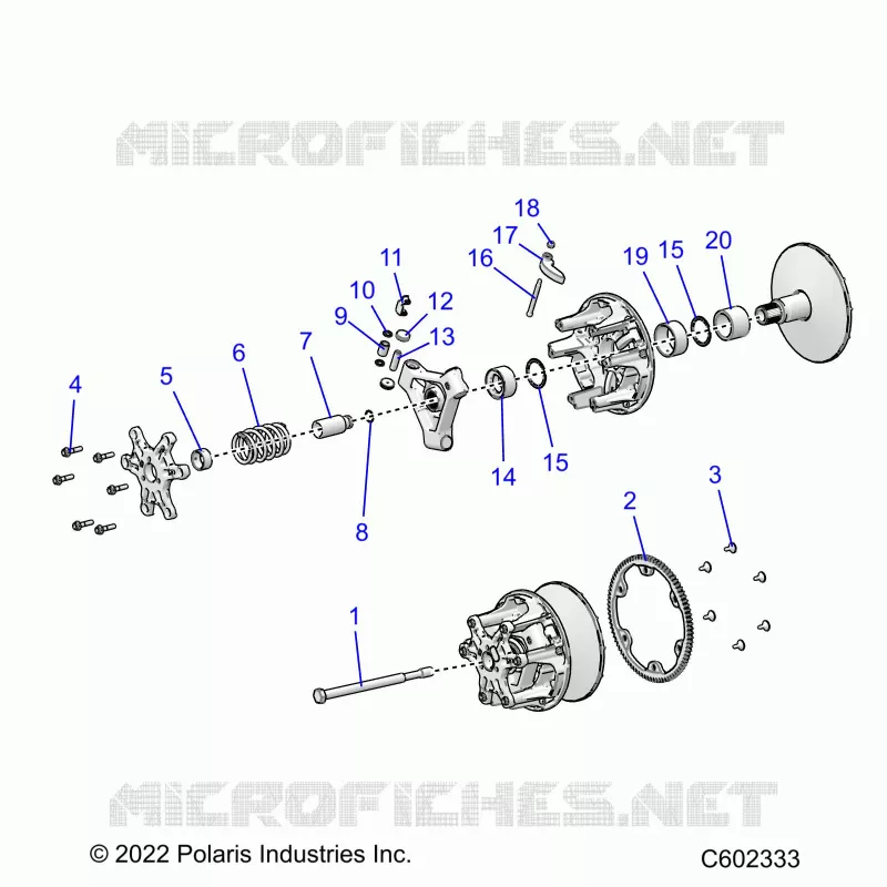 TREN, CLUTCH, PRIMARY