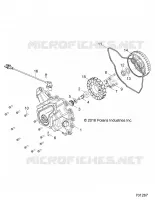 MOTOR, STATOR COVER AND VOLANTE
