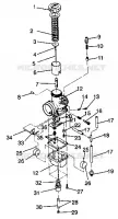 CARBURADOR 440 XCR 0941760 (4925182518036A)