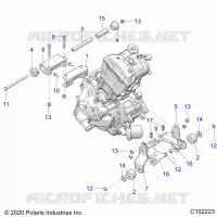 MOTOR, MOUNTING & LONG BLOCK