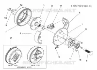 RUEDAS, COMPONENTS, END, LEFT REAR