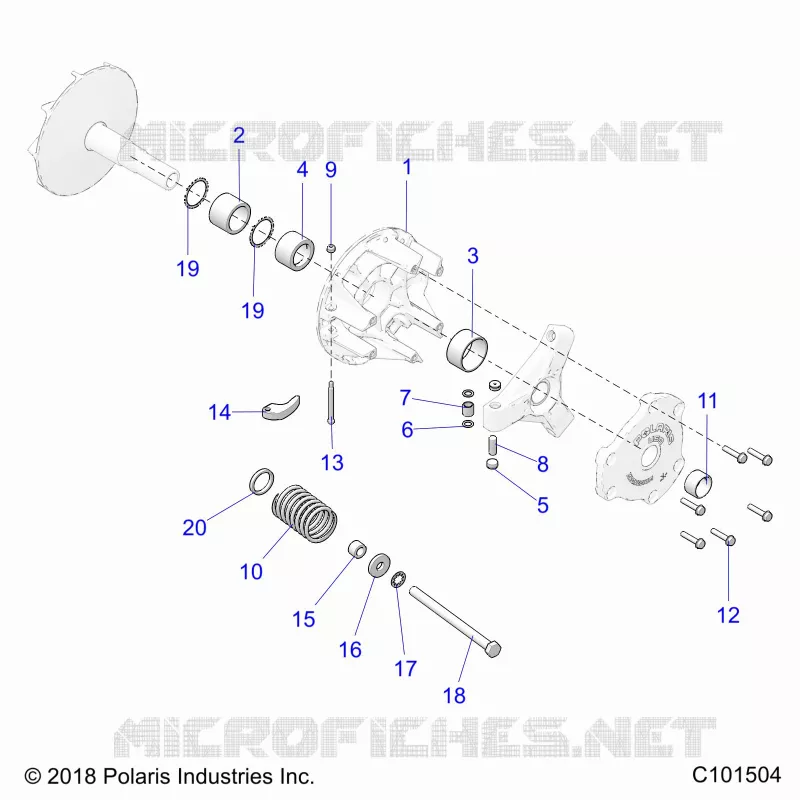 TREN, PRIMARY CLUTCH