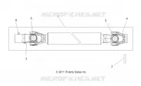 DRIVE TRAIN, FRONT DEL EJE DE PROPULSIÃN