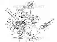 MONTAJE DEL MOTOR Sportsman 4x4 W948040 (4926842684A008)