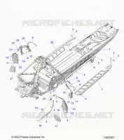 CHASSIS, PROTECCIÃ³N DEL EMBRAGUE, FOOTRESTS, AND RUNNING BOARDS
