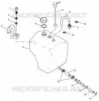 TANQUE DE ACEITE HURRICANE B964466 and Intl. HURRICANE I964466 (4935733573A012)