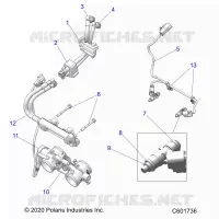 SISTEMA DE COMBUSTIBLE, RAIL, LINES AND THROTTLE BODY
