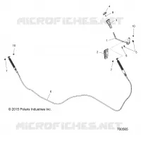 TREN, SHIFT LEVER AND CABLE