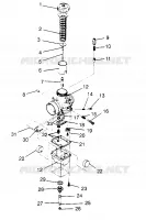 CARBURADOR 440 XCR 0961660 (4932113211C013)