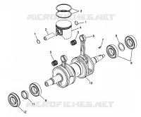 PISTÓN Y CIGÜEÑAL 600 RMK 0980958 AND EUROPEAN 600 RMK E980958 (4944634463C009)