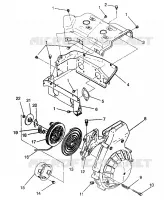 VENTILADOR CAJA   ARRANQUE DE RETROCESO TRAIL 0972761, EUROPEAN TRAIL E972761,  TRA (4938313831D008)