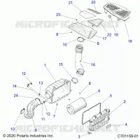 ENGINE, TOMA DE AIRE SYSTEM