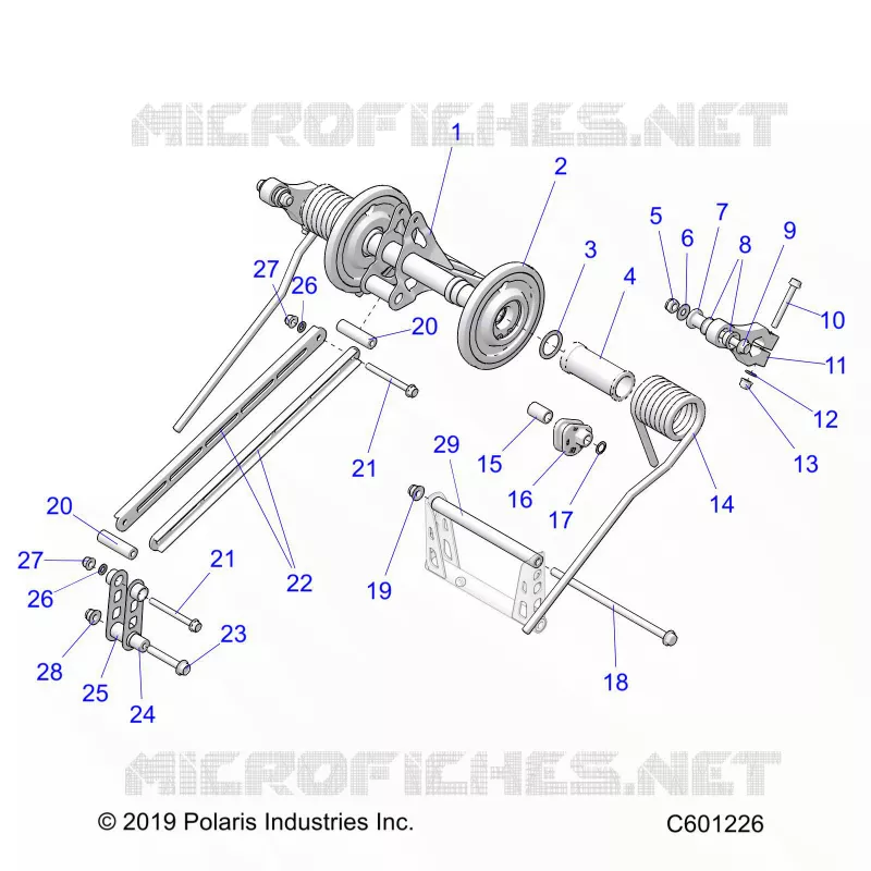 SUSPENSION, TRASERO ARM PAR