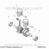 ENGINE, PISTON AND CIGUEÑAL