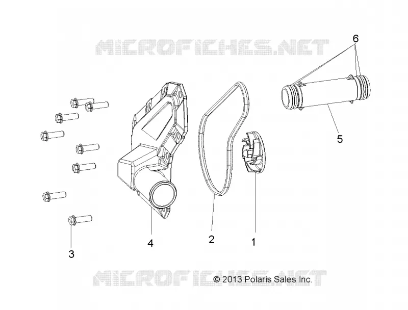 MOTOR, WATERPUMP IMPELLER and COVER