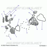 ENGINE, ALTERNADOR COVER HVAC