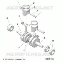 ENGINE, PISTON AND CIGUEÑAL