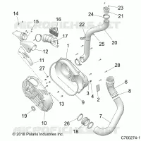 DRIVE TRAIN, TAPA DEL EMBRAGUE AND DUCTING