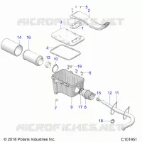 ENGINE, TOMA DE AIRE SYSTEM