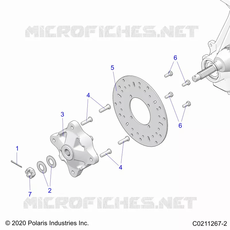 SUSPENSIÃ“N DELANTERA HUB AND BRAKE DISC