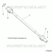 TREN, REAR PROP SHAFT